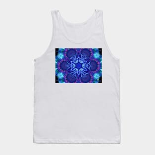 Blue Star Mandala Tank Top